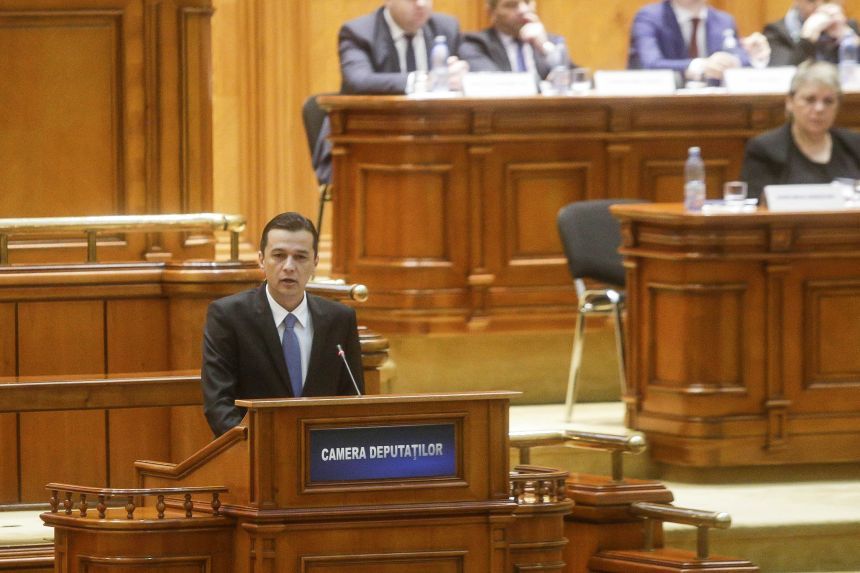 Sorin Grindeanu, invitat în 13 martie în plenul Camerei Deputaţilor, la ”Ora premierului”