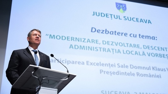 Iohannis: Fără descentralizare nu va exista dezvoltare. Sper că nu vom asista iarăşi la un nou început fără nicio finalitate