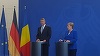 Iohannis a discutat cu Merkel despre criza politică de la Bucureşti: Am transmis că avem o criză în coaliţia de guvernare, dar România e stabilă. Merkel: România a făcut progrese importante privind statul de drept, abaterile le-ar putea pune la îndoială. 