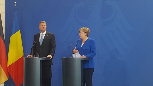 Merkel: România a înregistrat progrese importante privind statul de drept, dar abaterile le-ar putea pune la îndoială. Îi mulţumesc lui Iohannis pentru eforturi