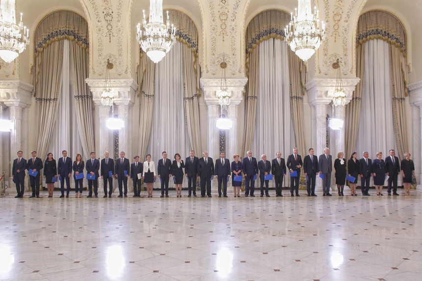 Ceremonia de depunere a jurământului de către membrii Cabinetului Dăncilă. VIDEO