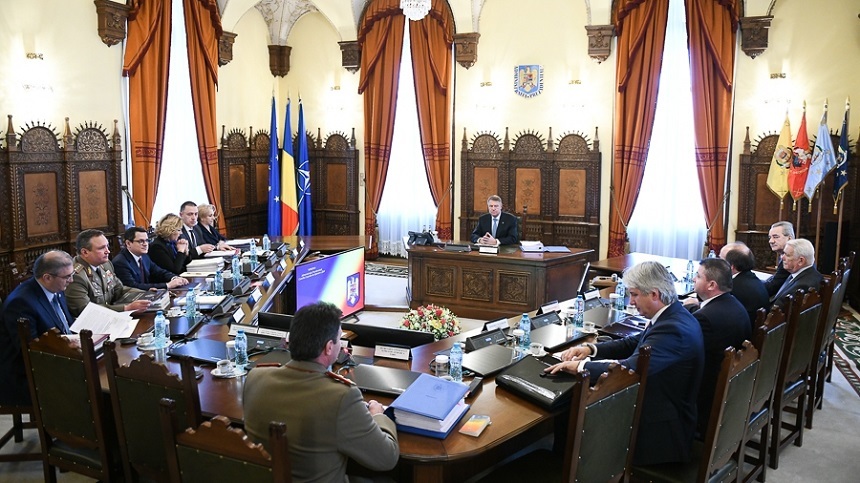 Consiliul Suprem de Apărare a Ţării s-a reunit în şedinţă