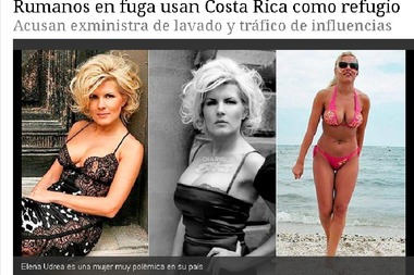 UPDATE - Presa din Costa Rica scrie despre "românii fugari" şi despre Elena Udrea: O femeie foarte controversată în ţara ei. Udrea: Mă întreb ce urmează. Or să trimită pe cineva cu neurotoxină, după modelul Skripal?