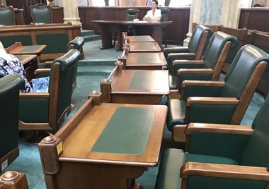 Sistemul electronic de vot din Senat a fost demontat. Vlad Alexandrescu: La vot, ridicăm mâna şi ne numără de mai multe ori pe până le iese numărul necesar
