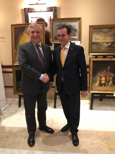 Liderul PNL Ludovic Orban s-a întâlnit luni seară cu preşedintele PE, care a spus că spriină aderarea României la spaţiul Schengen şi a subliniat necesitatea respectării rezoluţiei PE şi a recomandărilor din raportul MCV