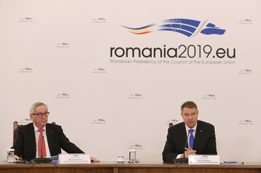 Amnistia şi graţierea, în declaraţia Iohannis - Juncker: Juncker: Ar fi un pas înapoi/ Iohannis: Nu putem construi un sistem de justiţie incompatibil cu celelalte/ Juncker despre MCV: Să mai studiem cu grijă observaţiile recente ale comisiei - FOTO, VIDEO