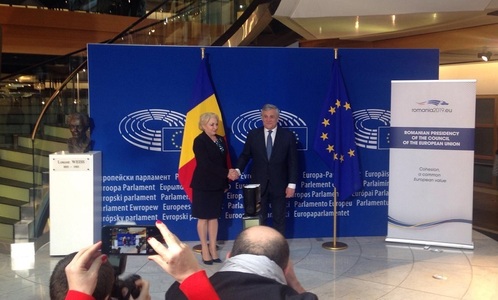 Prim-ministrul Viorica Dăncilă a ajuns la Parlamentul European - VIDEO
