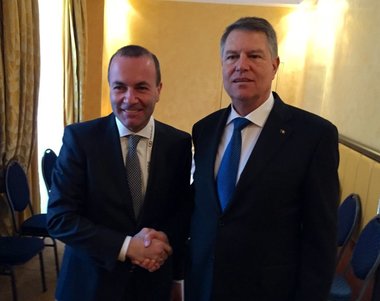 Manfred Weber, după întâlnirea cu Klaus Iohannis: UE trebuie să-şi asume responsabilitatea şi la scară globală: avem şansa de a vorbi pe o singură voce