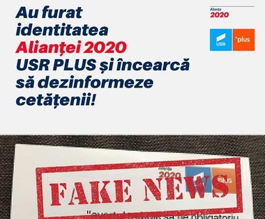 Alianţa USR-PLUS: Preşedintele filialei Cluj-Napoca a Tineretului Naţional Liberal, unul dintre cei care distribuie pliante “otrăvite” cu sigla Alianţei şi citate false. Tinerii care au distribuit pliante false, excluşi din organizaţia liberală. VIDEO