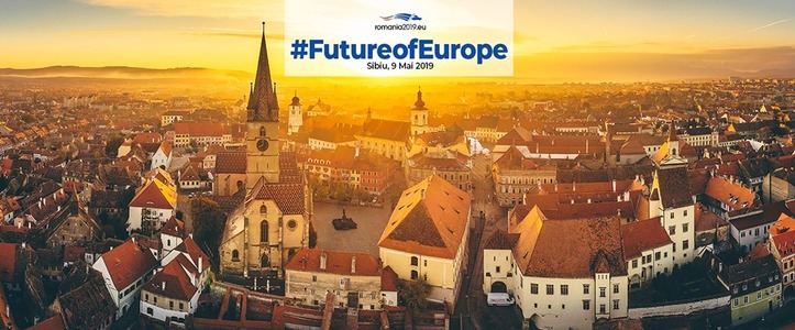 Sibiul, transformat într-o fortăreaţă pentru summitul Uniunii Europene; 28 de şefi de state şi de guverne se vor afla în oraş în 9 mai, fiind luate măsuri sporite de securitate. FOTO/ VIDEO