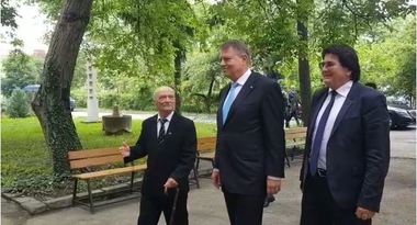 Klaus Iohannis, în vizită la Memorialul Revoluţiei din Timişoara. FOTO/ VIDEO