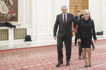 Dragnea, întrebat despre relaţiile cu Dăncilă: O să analizăm după alegeri, că nu stă nimeni acum să vadă asta. Un sfat pentru  orice om politic care ajunge întâmplător şi temporar în Guvern: să nu uite pentru ce a fost pus acolo