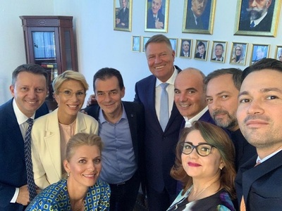 Iohannis, în şedinţă cu liberalii