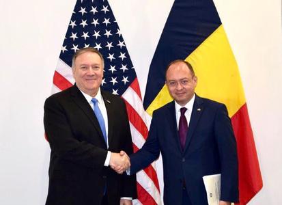 Ministrul Bogdan Aurescu s-a întâlnit cu secretarul de stat al SUA, Mike Pompeo