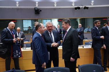Evoluţia situaţiei din Orientul Mijlociu, pe agenda discuţiilor reuniunii Consiliului Afaceri Externe, la care a participat şi ministrul Bogdan Aurescu