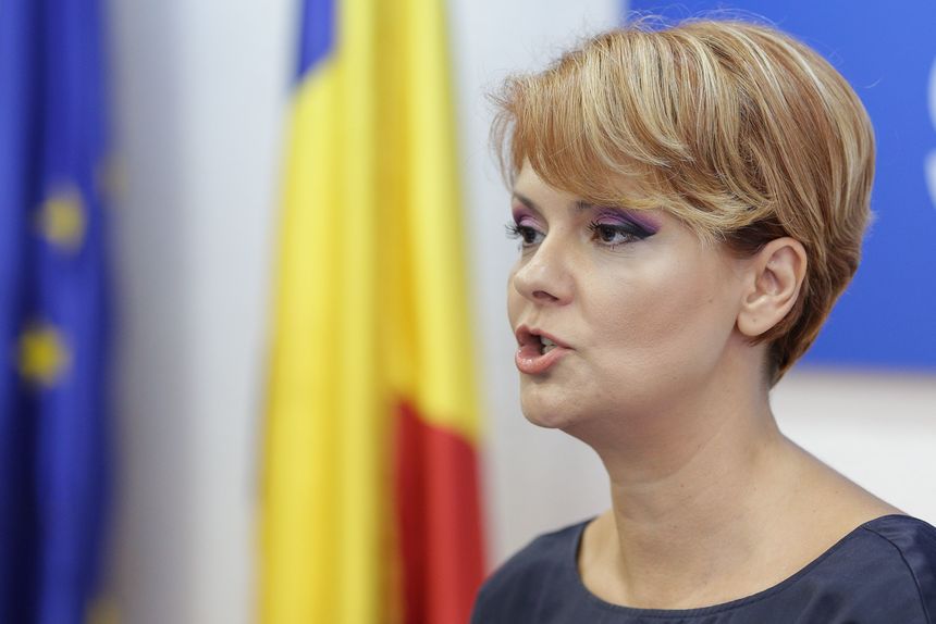 UPDATE - Lia Olguţa Vasilescu: PSD va depune moţiune de cenzură în momentul în care Guvernul României va modifica prin ordonanţă de urgenţă legea pensiilor publice