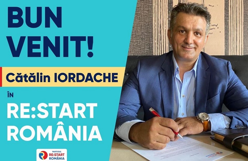 Ramona Ioana Bruynseels: Antreprenorul Cătălin Iordache a intrat în echipa RE: START ROMANIA