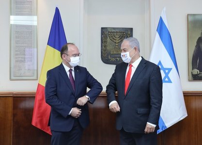 Bogdan Aurescu, consultări cu prim-ministrul Statului Israel, Benjamin Netanyahu, şi cu ministrul afacerilor externe al Statului Israel, Gabi Ashkenazi