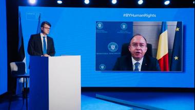 Ministrul Bogdan Aurescu a condamnat în termeni fermi, la reuniunea informală a Consiliului de Securitate al ONU privind situaţia drepturilor omului din Belarus, represaliile la adresa reprezentanţilor opoziţiei şi a protestatarilor paşnici
