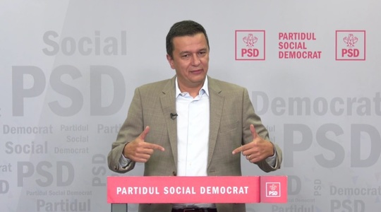 Grindeanu: PSD nu exclude o alianţă la parlamentare cu Pro România, ALDE sau PPUsl. O decizie va fi luată luni