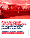 USR: Pensiile speciale uriaşe, unele de 60 - 70.000 de lei pe lună, vor fi plătite în continuare, prin grija CCR. Până când? Nu se ştie