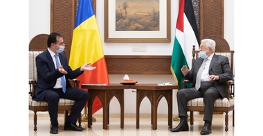 Premierul şi omologul palestian, discuţii despre orrganizarea la Ramallah a celei de-a patra sesiuni a Comitetului Interguvernamental româno-palestinian, anul viitor