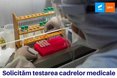 Sibiu: Alianţa USR-PLUS solicită testarea tuturor cadrelor medicale din judeţ