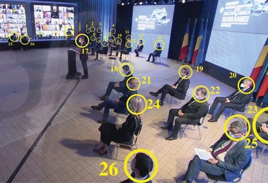 PSD reclamă încălcarea legii la lansarea Programului Naţional de Redresare şi Rezilienţă, unde au participat cel puţin 26 de persoane, deşi numărul a fost limitat la 20 prin HG de prelungire a stării de alertă