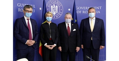 Premierul interimar Nicolae Ciucă a discutat cu ambasadorul SUA Adrian Zuckerman despre realizarea proiectului feroviar  Constanţa-Gdansk şi implementarea proiectului rutier Via Carpatia