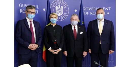 Premierul interimar Nicolae Ciucă a discutat cu ambasadorul SUA Adrian Zuckerman despre realizarea proiectului feroviar  Constanţa-Gdansk şi implementarea proiectului rutier Via Carpatia