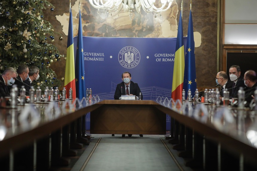 Premierul Florin Cîţu anunţă măsurile active care se vor prelungi şi în 2021/ OUG care prevede toate măsurile, adoptată miercuri
