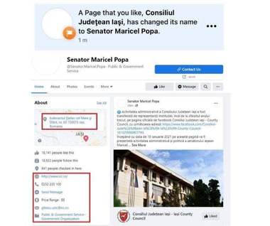 Costel Alexe îl acuză pe fostul preşedinte al Consiliului Judeţean Iaşi că a furat pagina de Facebook a instituţiei, în încercarea de a bloca activitatea/ Alexe: În cazul în care pagina nu va fi predată titularului de drept vom depune o plângere pentru furt 

