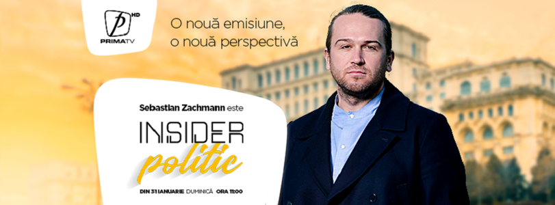 Vasile Dîncu, la emisiunea Insider Politic, la Prima TV

