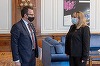 Anca Dragu a vorbit cu ambasadorul Republicii Macedonia de Nord în România despre posibilitatea deschiderii rutei aeriene directe dintre Bucureşti şi Skopje