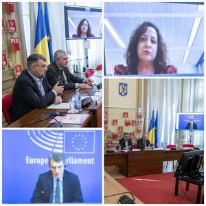 Marcel Ciolacu a discutat cu preşedintele Parlamentului European David Sassoli despre Planul Naţional de Redresare şi Rezilienţă