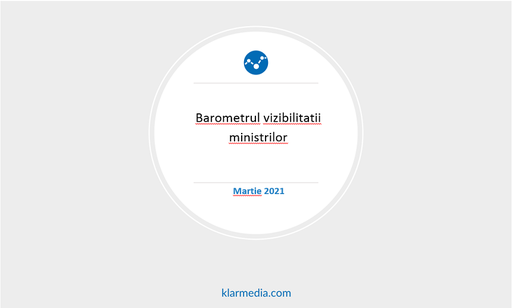 Barometrul vizibilităţii miniştrilor - În martie, Florin Cîţu, Vlad Voiculescu, Sorin Cîmpeanu, Raluca Turcan se menţin pe primele patru locuri în topul vizibilităţii, pe poziţia a cincea urcând Lucian Bode, care îl înlocuieşte pe Dan Barna