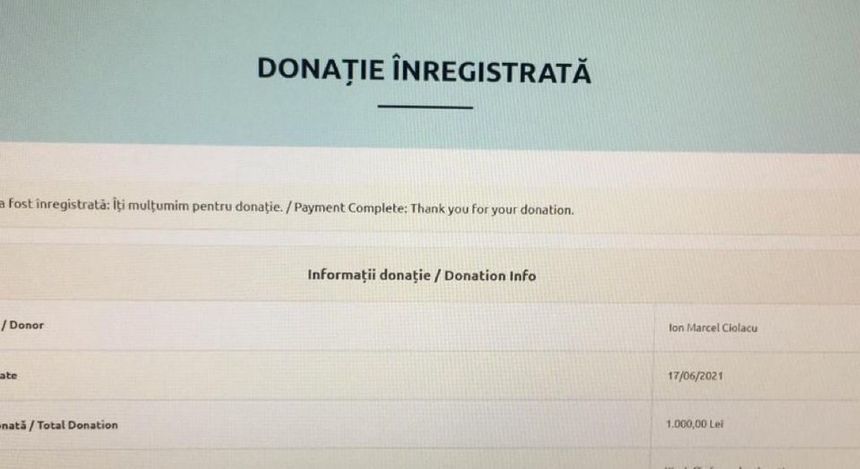 Provocare între politicieni pentru a face donaţii unor organizaţii / Marcel Ciolacu şi Florin Cîţu au donat pentru asociaţii care se ocupă de copii