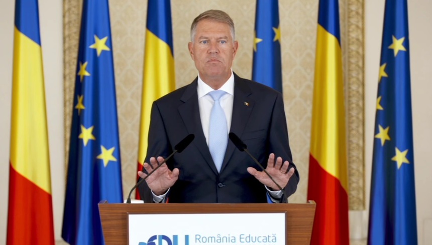 UPDATE Iohannis anunţă că Guvernul va adopta, săptămâna viitoare, un memorandum privind asumarea ţintelor şi obiectivelor „României Educate” / Proiectul are finanţare de 3,6 miliarde euro - VIDEO