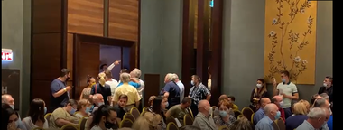 Alegeri cu forţe de ordine la intrare, la PNL Timişoara - VIDEO