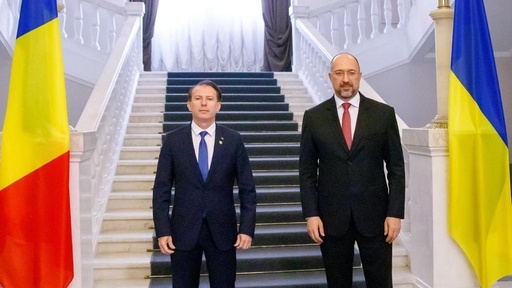 Florin Cîţu a discutat cu premierul ucrainean Denys Shmyhal despre organizarea, în acest an, a unei noi sesiuni a Comisiei mixte interguvernamentale privind cooperarea economică, industrială, tehnico-ştiinţifică bilaterală