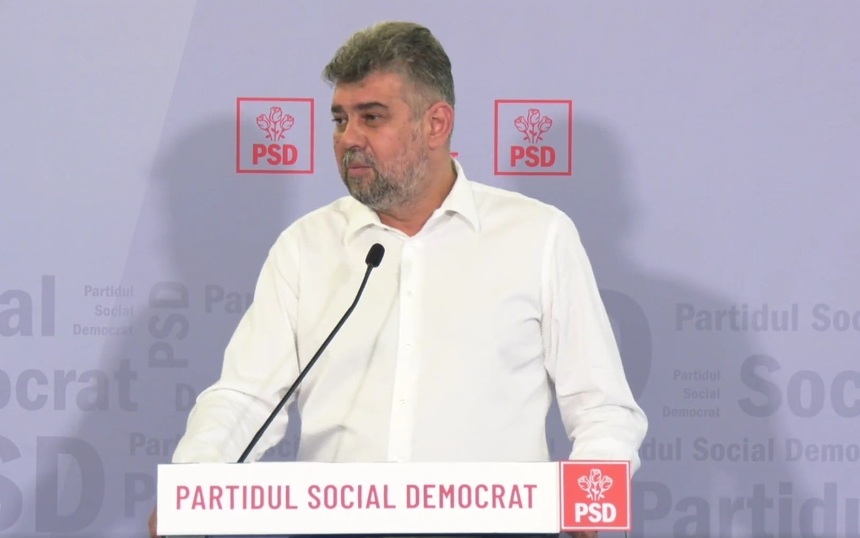Marcel Ciolacu: PSD va vota o eventuală moţiune de cenzură USR-AUR dacă cele două partide vor avea semnăturile necesare pentru a fi depusă