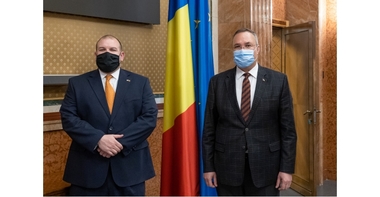 Premierul Nicolae Ciucă a discutat cu David Muniz, însărcinatul cu afaceri al SUA la Bucureşti, despre programele cooperării în domeniul energiei şi acordul de transfer tehnologic în domeniul nuclear
