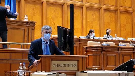 Moţiunea simplă a USR împotriva ministrului Energiei, Virgil Popescu, a fost respinsă de către deputaţi
