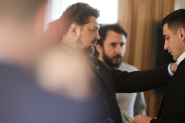 Claudiu Târziu: George Simion e cu organizarea de manifestaţii, cu drapelul în mână, cu portavocea în mână, eu mă ocup de doctrină, de formarea cadrelor / Despre conflicte interne: Nici George nu poate să ne dea afară, nici noi nu putem să-l dăm afară