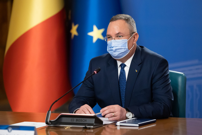 Premierul Ciucă condamnă cu hotărâre invadarea de către Federaţia Rusă a teritoriului Ucrainei, care reprezintă un act ilegal de agresiune şi  adresează tuturor cetăţenilor României un apel la calm