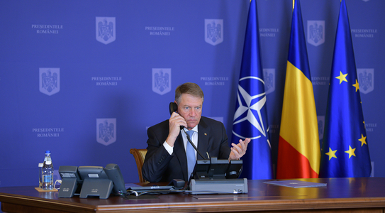 Consultări găzduite de preşedintele american - Liderii au analizat situaţia gravă din Ucraina, inclusiv ameninţarea cu armele nucleare / Iohannis a cerut accelerarea procesului de creare a Grupului de Luptă al NATO în România 