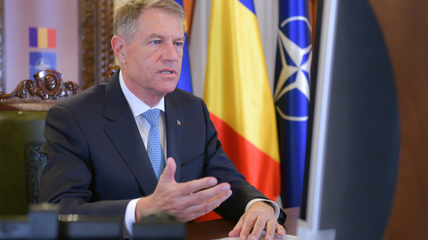 Iohannis  transmite condoleanţe familiei pilotului aeronavei MiG 21 LanceR prăbuşite în judeţul Constanţa în timpul unei misiuni