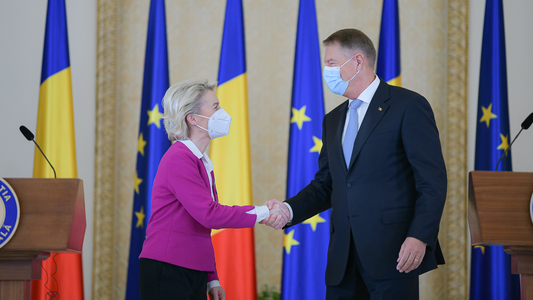Ursula von der Leyen: România a oferit un exemplu înduioşător pentru întreaga lume, când a început războiul / Nu vom uita solidaritatea poporului român, în aceste momente esenţiale