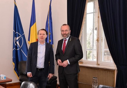 Florin Cîţu, discuţii cu preşedintele PPE, Manfred Weber, despre situaţia din Ucraina şi ajutorul pentru Republica Moldova, în gestionarea fluxului de refugiaţi: Amândoi susţinem sancţiunile împotriva Federaţiei Ruse