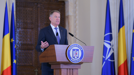 Klaus Iohannis, despre grupul de luptă NATO din România: Credem că până la sfârşitul primăverii, în principiu, să avem concluzii bune / Trebuie să avem poliţia aeriană solidă, de aceea în CSAT s-a aprobat achiziţionarea de avioane F16